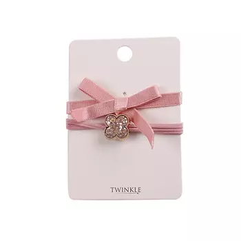TWINKLE Резинки для волос 2 шт. Powder Pink