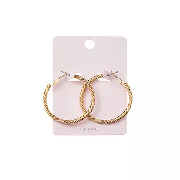 TWINKLE Серьги Braidd Rings