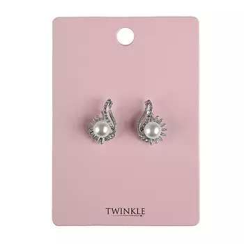 TWINKLE Серьги Elfen Pearl