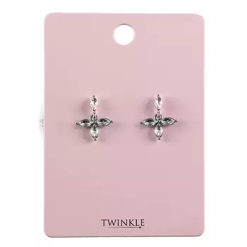 TWINKLE Серьги Flowers 2
