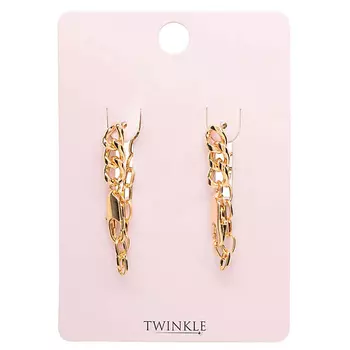 TWINKLE Серьги GOLDEN CHAIN