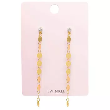 TWINKLE Серьги GOLDEN COINS
