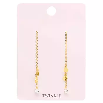 TWINKLE Серьги GOLDEN LINES