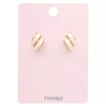 TWINKLE Серьги PEARL LINES