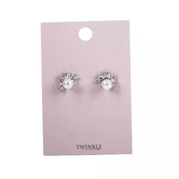 TWINKLE Серьги Pearl+Star