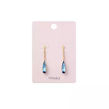 TWINKLE Серьги Royal Blue
