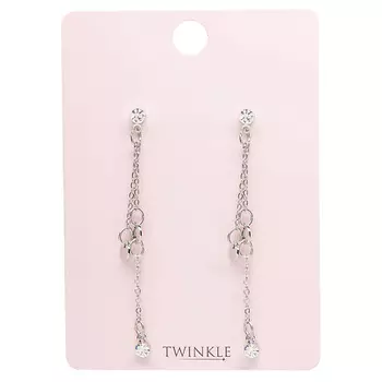 TWINKLE Серьги SILVER DROPS