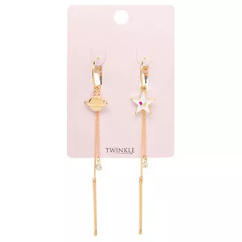 TWINKLE Серьги SPACE FANTASY