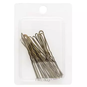 TWINKLE Шпильки для волос BROWN