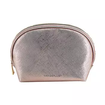 ЛЭТУАЛЬ WANDERLUST Косметичка Wanderlust Saffiano small Rose Gold