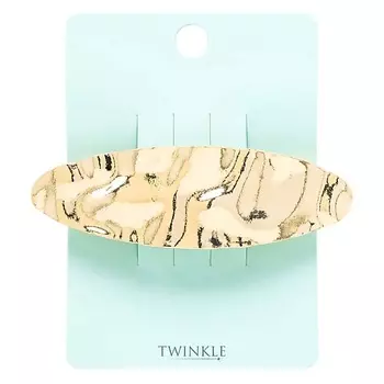 TWINKLE Заколка для волос CRUMPLED GOLD BIG