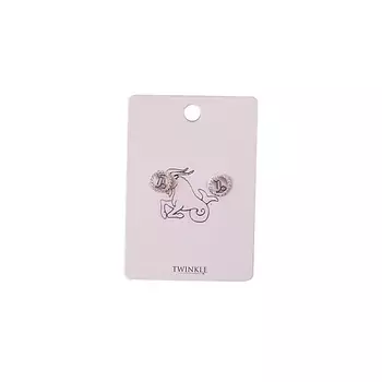 TWINKLE ZODIAC COLLECTION Серьги "Козерог"