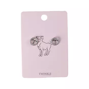TWINKLE ZODIAC COLLECTION Серьги "Овен"