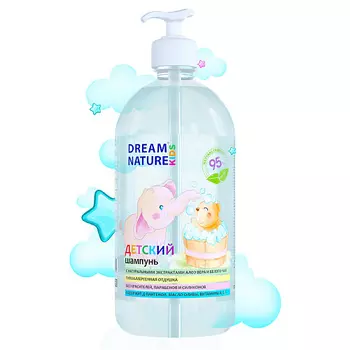 ТЫСЯЧА ОЗЁР Шампунь детский "Алоэ вера и белый чай", с натуральными экстрактами и Д-пантенолом 1000.0