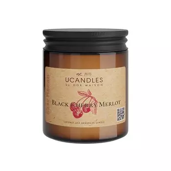 UCANDLES Свеча Black Cherry Merlot Chez Maman VASO 200.0
