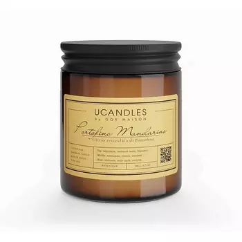 UCANDLES Свеча Portofino Mandarino Botanique VASO 200.0