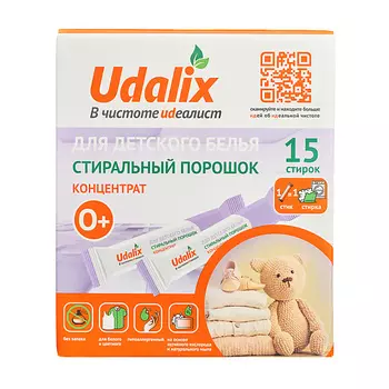 UDALIX Детский пятновыводящий порошок, гипоаллергенный суперконцентрат в стиках 0.00205