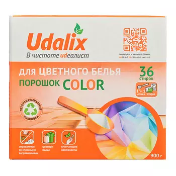 UDALIX Универсальный порошок для цветного белья Color, суперконцентрат 900.0