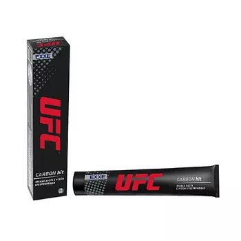 UFC Зубная паста Carbon hit Отбеливающая, с углем