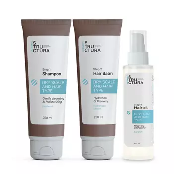 ULTIMATE STRUCTURA Система ухода для восстановления волос и секущихся кончиков 3 средства