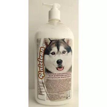UNICLEAN Бальзам-кондиционер для длинной шерсти с маточным молочком 1100