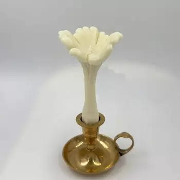 UNIFICATION LOVE Свеча "Гриб Лисичка" белого цвета 1.0