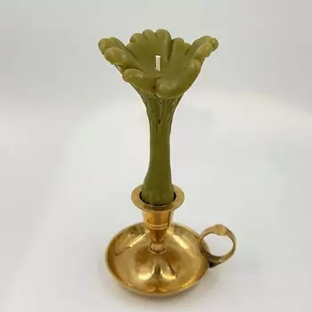 UNIFICATION LOVE Свеча "Гриб Лисичка" цвета хаки 1.0