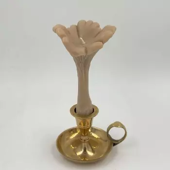 UNIFICATION LOVE Свеча "Гриб Лисичка" цвета охра 1.0