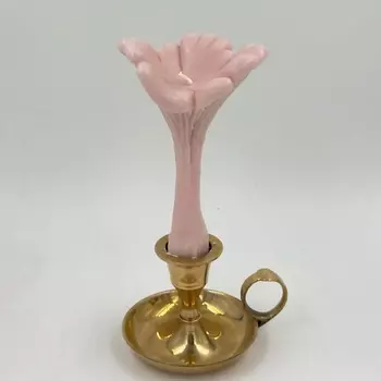 UNIFICATION LOVE Свеча "Гриб Лисичка" розового цвета 1.0