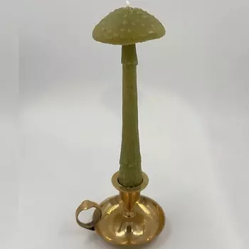 UNIFICATION LOVE Свеча "Гриб Мухомор" цвета хаки 1.0