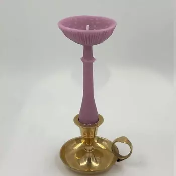 UNIFICATION LOVE Свеча "Гриб Мухомор перезрелый" розового цвета 1.0