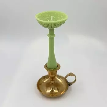 UNIFICATION LOVE Свеча "Гриб Мухомор перезрелый" салатового цвета 1.0