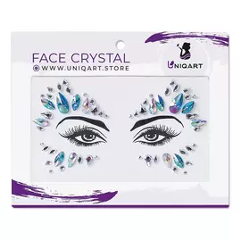 UNIQART Кристаллы для лица UNIQART "Хрустальная девочка"