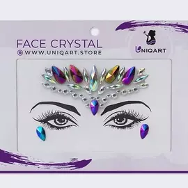 UNIQART Стразы для лица Романтичный вечер