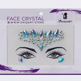 UNIQART Стразы для лица Романтичный вечер