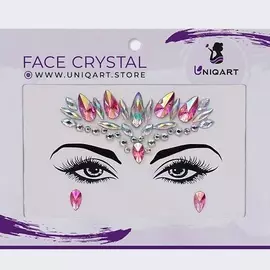 UNIQART Кристаллы для лица "Капли"