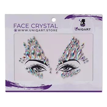 UNIQART Кристаллы для лица UNIQART "Маскулинность"