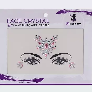 UNIQART Стразы для лица Нежность