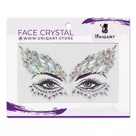 UNIQART Кристаллы для лица UNIQART "Птица счастья"