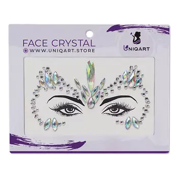 UNIQART Кристаллы для лица UNIQART "Сказочная принцесса"