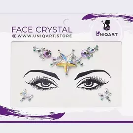 UNIQART Кристаллы для лица UNIQART "Волшебное сияние"