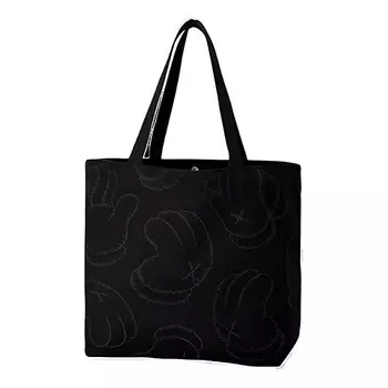 UNIQLO Сумка KAWS Collaboration Cotton Canvas Canvas Black
