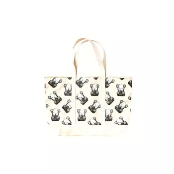 UNIQLO Сумка Kaws Collaboration Cotton Tote Bag Unisex Ivory
