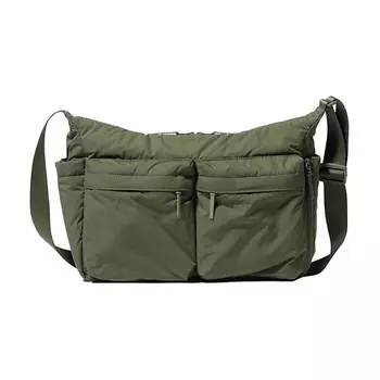 UNIQLO Сумка Polyamide Laptop Bag, Shoulder Bag Regular Unisex Army Green