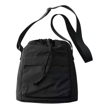UNIQLO Сумка Polyester Crossbody Bag, Shoulder Bag Mini Unisex Black