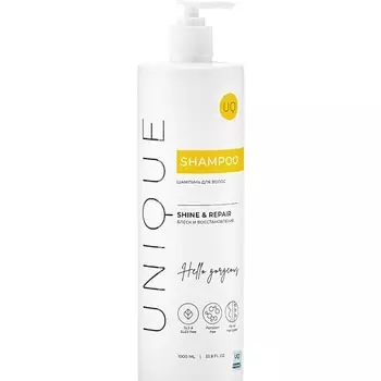 UNIQUEPRO Бессульфатный шампунь без SLS и SLES, блеск и восстановление 1000.0