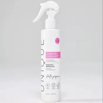 UNIQUEPRO Спрей-термозащита для волос с кератином и аргановым маслом 250.0