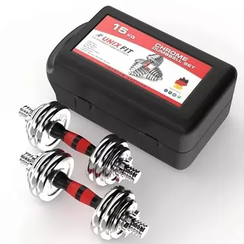 UNIXFIT Набор гантелей в кейсе