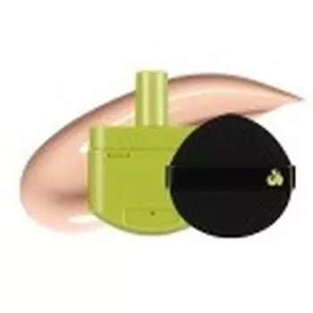 UNLEASHIA Рефилл для кушона + спонж Satin Wear Healthy-Green Cushion RE-FEEL(+ Puff)