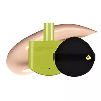 UNLEASHIA Рефилл для кушона + спонж Satin Wear Healthy-Green Cushion RE-FEEL(+ Puff)